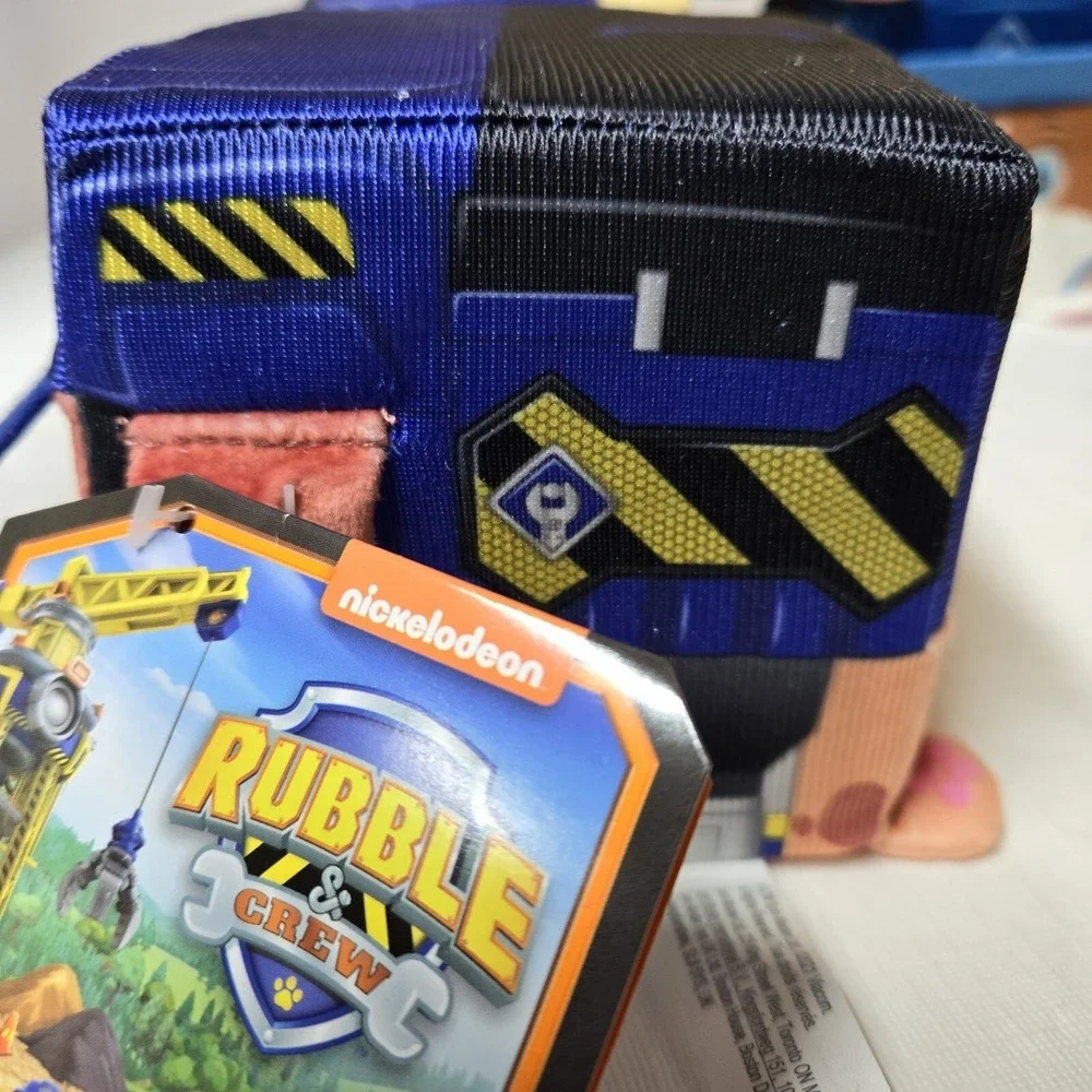 Paw Patrol Stackable Pups Blocks Lot Of 7 Blocks Spinmaster Rubble Mix